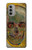 S3359 Vincent Van Gogh Skull Case For Motorola Moto G51 5G S3359 Vincent Van Gogh Skull Case For Motorola Moto G51 5G