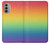 S3698 LGBT Gradient Pride Flag Case For Motorola Moto G51 5G