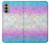 S3747 Trans Flag Polygon Case For Motorola Moto G51 5G