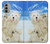 S3794 Arctic Polar Bear in Love with Seal Paint Case For Motorola Moto G51 5G