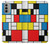 S3814 Piet Mondrian Line Art Composition Case For Motorola Moto G51 5G