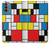 S3814 Piet Mondrian Line Art Composition Case For Motorola Moto G31