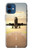 S3837 Airplane Take off Sunrise Case For iPhone 12 mini