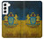 S3858 Ukraine Vintage Flag Case For Samsung Galaxy S22