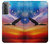 S3841 Bald Eagle Flying Colorful Sky Case For Samsung Galaxy S21 5G