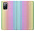 S3849 Colorful Vertical Colors Case For Samsung Galaxy S20 FE