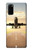 S3837 Airplane Take off Sunrise Case For Samsung Galaxy S20