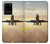 S3837 Airplane Take off Sunrise Case For Samsung Galaxy S20 Ultra