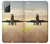 S3837 Airplane Take off Sunrise Case For Samsung Galaxy Note 20