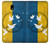 S3857 Peace Dove Ukraine Flag Case For Samsung Galaxy J7 (2018), J7 Aero, J7 Top, J7 Aura, J7 Crown, J7 Refine, J7 Eon, J7 V 2nd Gen, J7 Star