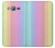 S3849 Colorful Vertical Colors Case For Samsung Galaxy J3 (2016)
