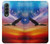 S3841 Bald Eagle Flying Colorful Sky Case For Samsung Galaxy Z Fold 3 5G