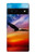 S3841 Bald Eagle Flying Colorful Sky Case For Google Pixel 6