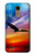 S3841 Bald Eagle Flying Colorful Sky Case For LG K10 (2018), LG K30