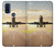 S3837 Airplane Take off Sunrise Case For Motorola G Pure