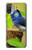 S3839 Bluebird of Happiness Blue Bird Case For Motorola Moto E20,E30,E40