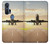 S3837 Airplane Take off Sunrise Case For Motorola Edge+