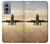 S3837 Airplane Take off Sunrise Case For OnePlus 9