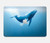 S0843 Blue Whale Hard Case For MacBook Pro 14 M1,M2,M3 (2021,2023) - A2442, A2779, A2992, A2918