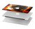 S0863 Hell Fire Skull Hard Case For MacBook Pro 14 M1,M2,M3 (2021,2023) - A2442, A2779, A2992, A2918