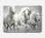 S0933 White Horses Hard Case For MacBook Pro 14 M1,M2,M3 (2021,2023) - A2442, A2779, A2992, A2918