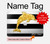 S2882 Black and White Striped Gold Dolphin Hard Case For MacBook Pro 14 M1,M2,M3 (2021,2023) - A2442, A2779, A2992, A2918