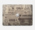 S3819 Retro Vintage Paper Hard Case For MacBook Pro 14 M1-M5 A2442,A2779,A2992,A2918,A3112,A3185,A3401,A3434,A3112