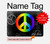 S2356 Peace Sign Hard Case For MacBook Pro 16 M1,M2 (2021,2023) - A2485, A2780