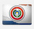 S3017 Paraguay Flag Hard Case For MacBook Pro 16 M1,M2,M3,M4 (2021,2024) - A3403, A3186, A2991, A2780, A2485