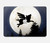 S3289 Flying Pig Full Moon Night Hard Case For MacBook Pro 16 M1,M2,M3,M4 (2021,2024) - A3403, A3186, A2991, A2780, A2485