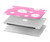 S3500 Pink Floral Pattern Hard Case For MacBook Pro 16 M1,M2,M3,M4 (2021,2024) - A3403, A3186, A2991, A2780, A2485