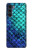 S3047 Green Mermaid Fish Scale Case For Motorola Moto G200 5G