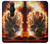 S0863 Hell Fire Skull Case For Sony Xperia Pro-I