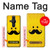 S1145 Yellow Mustache Sun Case For Sony Xperia Pro-I