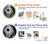 S2387 Gun Bullet Hole Glass Case For Sony Xperia Pro-I