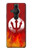 S2803 Fire Red Devil Spear Symbol Case For Sony Xperia Pro-I S2803 Fire Red Devil Spear Symbol Case For Sony Xperia Pro-I