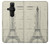 S3474 Eiffel Architectural Drawing Case For Sony Xperia Pro-I