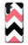 S1849 Pink Black Chevron Zigzag Case For Samsung Galaxy A13 4G