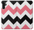 S1849 Pink Black Chevron Zigzag Case For Samsung Galaxy A13 4G