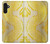 S2713 Yellow Snake Skin Graphic Printed Case For Samsung Galaxy A13 4G