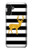 S2794 Black and White Striped Deer Gold Sparkles Case For Samsung Galaxy A13 4G