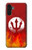 S2803 Fire Red Devil Spear Symbol Case For Samsung Galaxy A13 4G