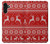 S2835 Christmas Reindeer Knitted Pattern Case For Samsung Galaxy A13 4G
