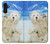 S3794 Arctic Polar Bear and Seal Paint Case For Samsung Galaxy A13 4G
