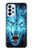S0752 Blue Fire Grim Wolf Case For Samsung Galaxy A23