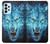 S0752 Blue Fire Grim Wolf Case For Samsung Galaxy A23
