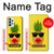 S2443 Funny Pineapple Sunglasses Kiss Case For Samsung Galaxy A23