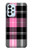 S3091 Pink Plaid Pattern Case For Samsung Galaxy A23