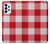 S3535 Red Gingham Case For Samsung Galaxy A23