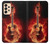 S0415 Fire Guitar Burn Case For Samsung Galaxy A33 5G
